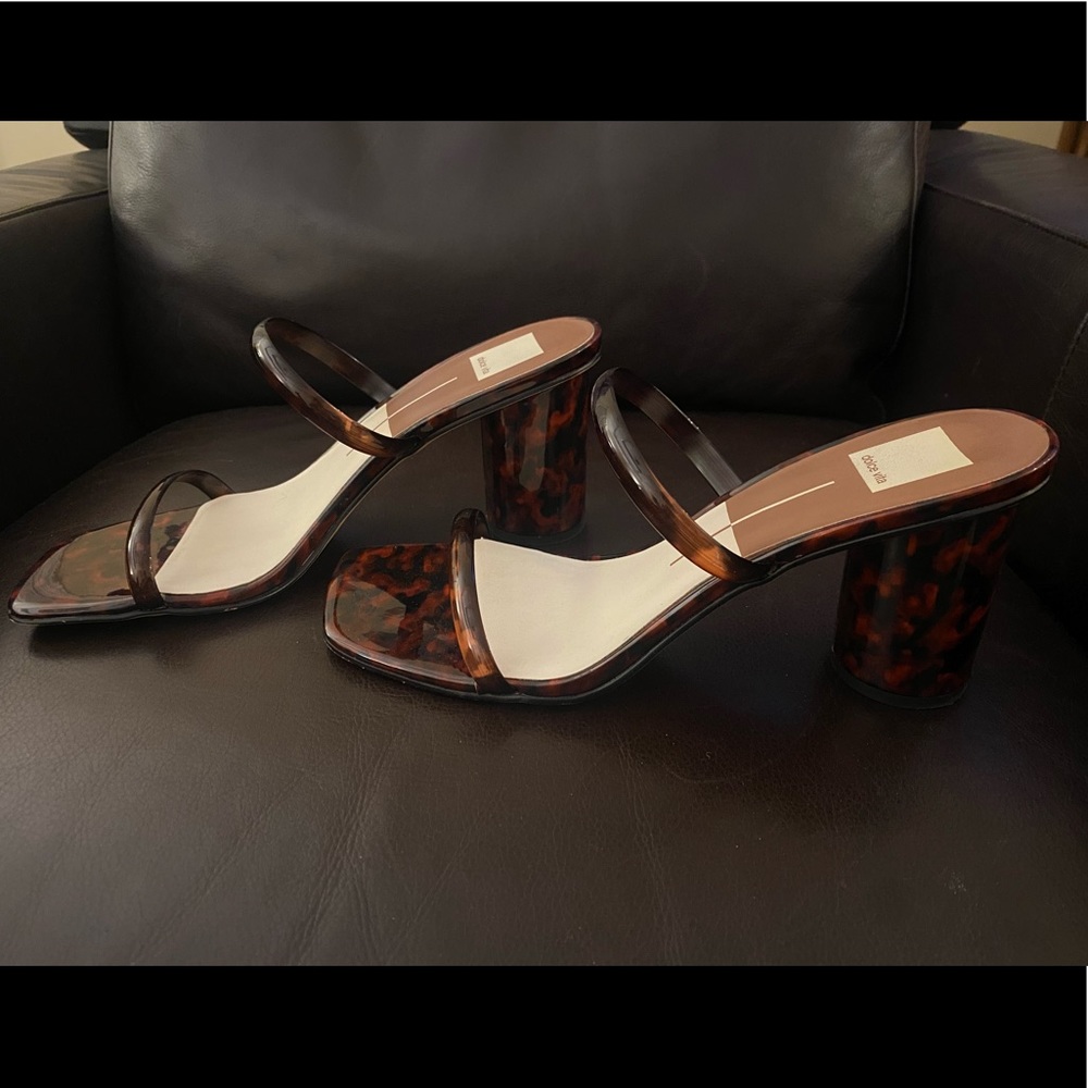 Dolce Vita heels. Tortoiseshell. Brand new. Worn ONCE!